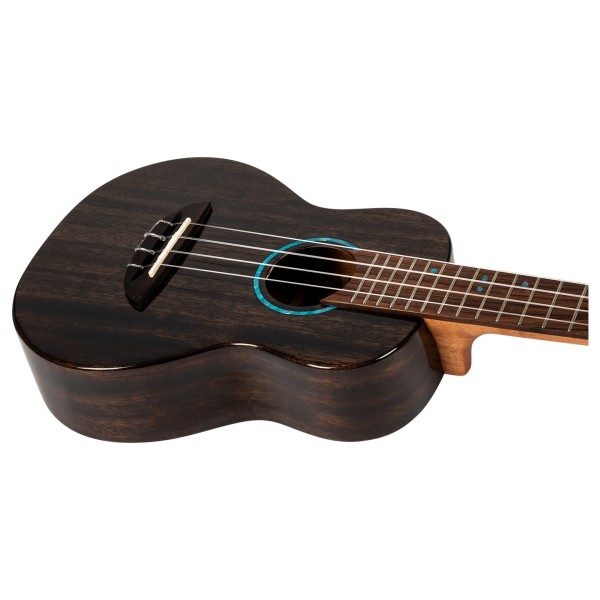 Flight Iris Concert Tinta Ukulele, Trans Black - body