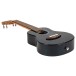 Flight Iris Concert Tinta Ukulele, Trans Blue - angled shot
