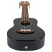 Flight Iris Concert Tinta Ukulele, Trans Blue - lower bout