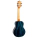 Flight Iris Concert Tinta Ukulele, Trans Blue - back