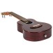 Flight Iris Concert Tinta Ukulele, Trans Purple - angled shot