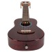 Flight Iris Concert Tinta Ukulele, Trans Purple - lower bout