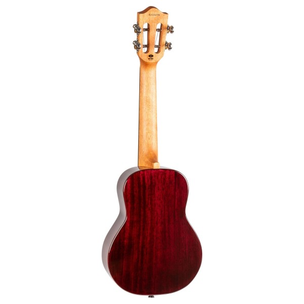Flight Iris Concert Tinta Ukulele, Trans Purple - back