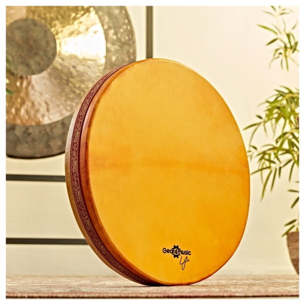 Gear4music Life Ocean Drum, 16 Inch, Yellow