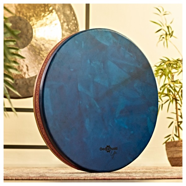 Gear4music Life Ocean Drum, 18 Inch, Blue