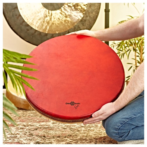 Gear4music Life Ocean Drum, 20 Inch, Red