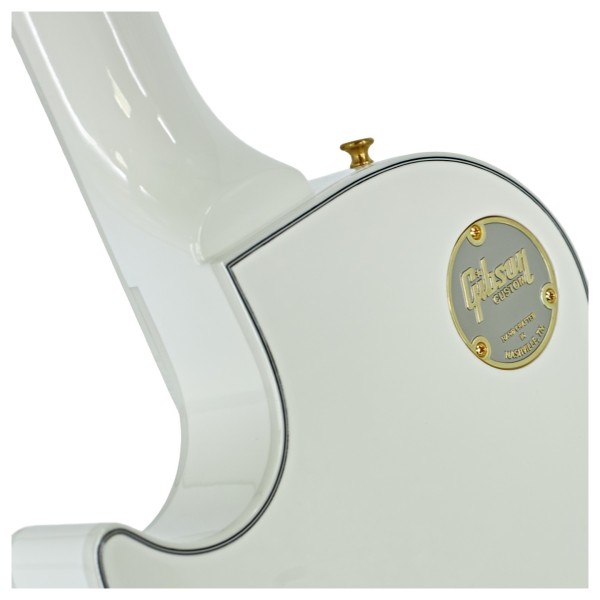 Gibson Custom Les Paul Custom, Alpine White #CS501764 - neck joint