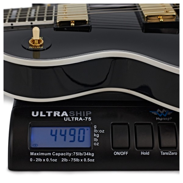 Gibson Custom Les Paul Custom, Ebony #CS404396 - weight shot