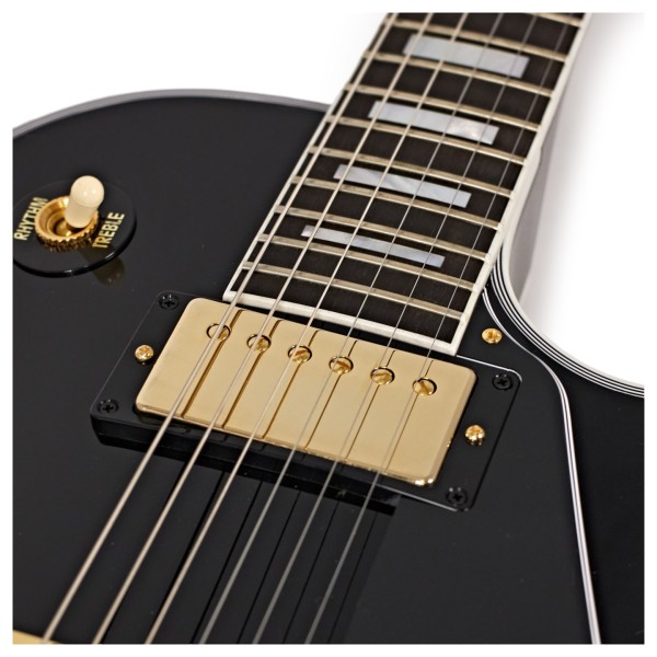 Gibson Custom Les Paul Custom, Ebony #CS404396 - upper frets