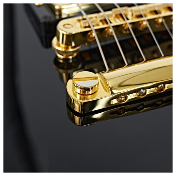 Gibson Custom Les Paul Custom, Ebony #CS404396 - bridge