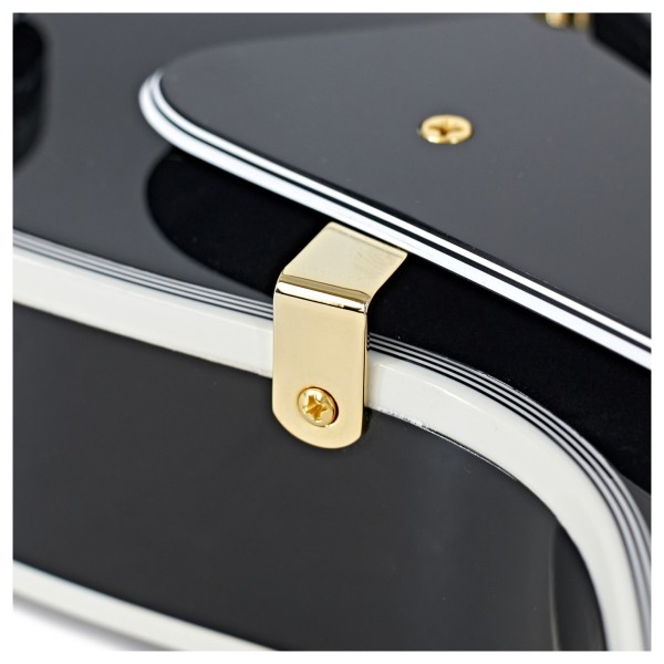 Gibson Custom Les Paul Custom, Ebony #CS404396 - scratchplate
