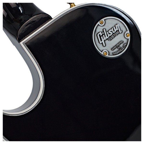Gibson Custom Les Paul Custom, Ebony #CS404396 - neck joint