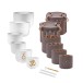 Meinl Sonic Energy 6-piece Om Crystal Singing Bowl Set