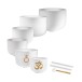 Meinl Sonic Energy 6-piece Om Crystal Singing Bowl Set
