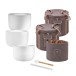 Meinl Sonic Energy 3-piece Crystal Singing Bowl Set, C3 / E3 / G3, 440 Hz