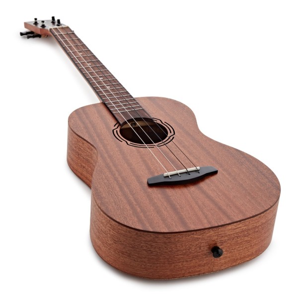 Flight NUB500 Baritone Ukulele, Mahogany - angled shot