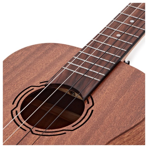 Flight NUB500 Baritone Ukulele, Mahogany - soundhole