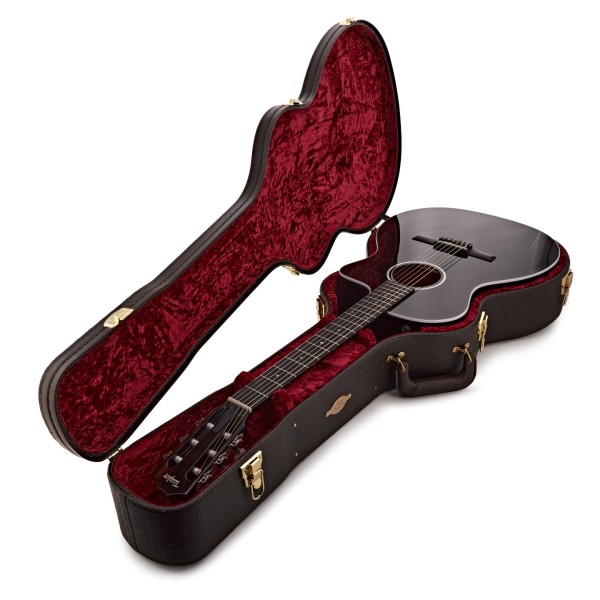 Taylor 214ce-N Deluxe Electro Classical Guitar, Black at Gear4music