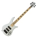 Spector Euro 5 LX Active 5 String Bass, White Stain Matte