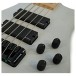 Spector Euro 5 LX Active 5 String Bass, White Stain Matte - controls