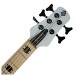 Spector Euro 5 LX Active 5 String Bass, White Stain Matte - headstock