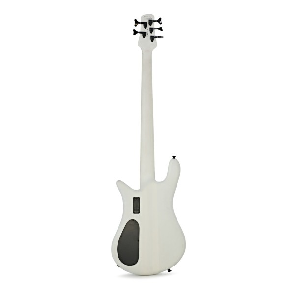 Spector Euro 5 LX Active 5 String Bass, White Stain Matte - back
