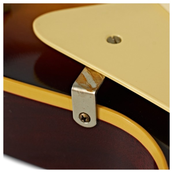 Gibson Custom 1958 Les Paul Standard Reissue Ultra Light Aged, Bourbon Burst #65143 - scratchplate