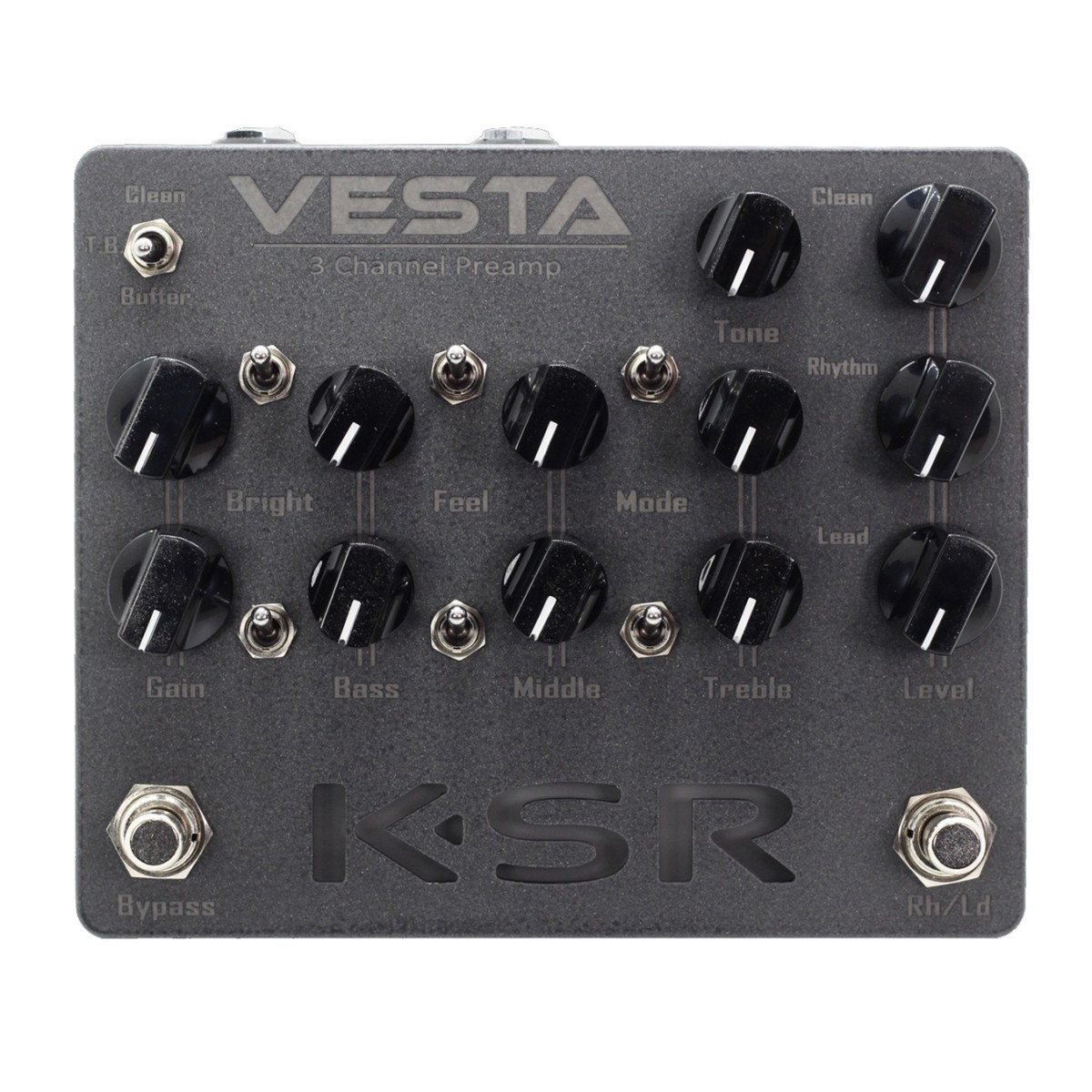 Click to view product details and reviews for Ksr Vesta 3 Channel 80s 90s Preamp Pedal.