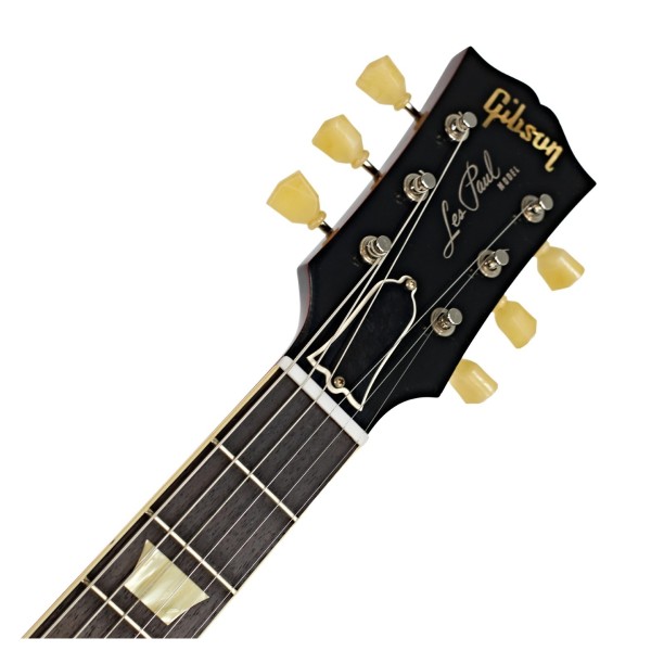 Gibson Custom 1958 Les Paul Standard Reissue Ultra Light Aged, Bourbon Burst #65143 - headstock