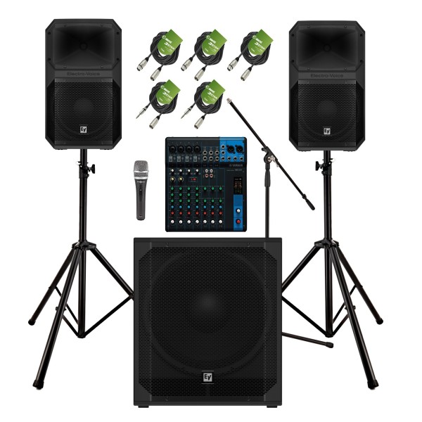 Electro-Voice Eviva 12P Complete PA System Bundle