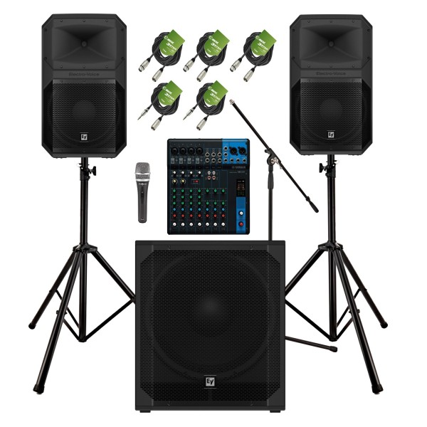 Electro-Voice Eviva 15P Complete PA System Bundle
