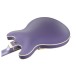 Ibanez AS73G Artcore, Metallic Purple Flat close up 4