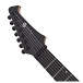 Spira Guitars S-407 MBK LH Left Handed, Satin Black - headstock