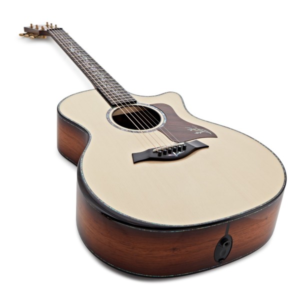 Taylor Presentation PS14ce Electro Acoustic, Honduran Rosewood/Adirondack Spruce - angled shot