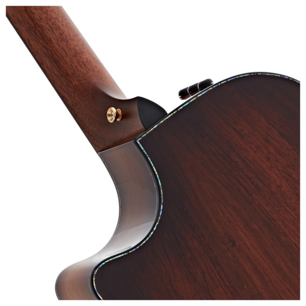 Taylor Presentation PS14ce Electro Acoustic, Honduran Rosewood/Adirondack Spruce - neck joint