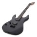 Spira Guitars S-400 MBK LH Left Handed, Satin Black - angled shot