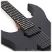 Spira Guitars S-400 MBK LH Left Handed, Satin Black - upper frets