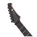 Spira Guitars S-400 MBK LH Left Handed, Satin Black - headstock