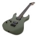 Spira Guitars S-400 MGR LH Left Handed, Satin Green - angled shot