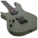 Spira Guitars S-400 MGR LH Left Handed, Satin Green - body