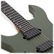 Spira Guitars S-400 MGR LH Left Handed, Satin Green - upper frets