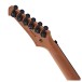 Spira Guitars S-400 MGR LH Left Handed, Satin Green - back of headstock