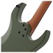 Spira Guitars S-400 MGR LH Left Handed, Satin Green - neck joint