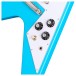Epiphone Flying V 70s, Maui Blue - controls