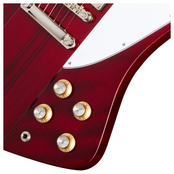 Epiphone Firebird, Wine Red - controls