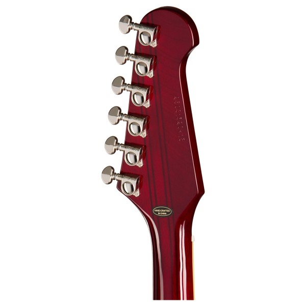 Epiphone Firebird, Wine Red - back of headstock