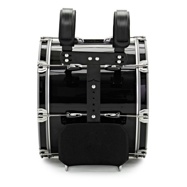 Premier NXT GEN Marching 16" x 14" Drum Corps Bass Drum, Black