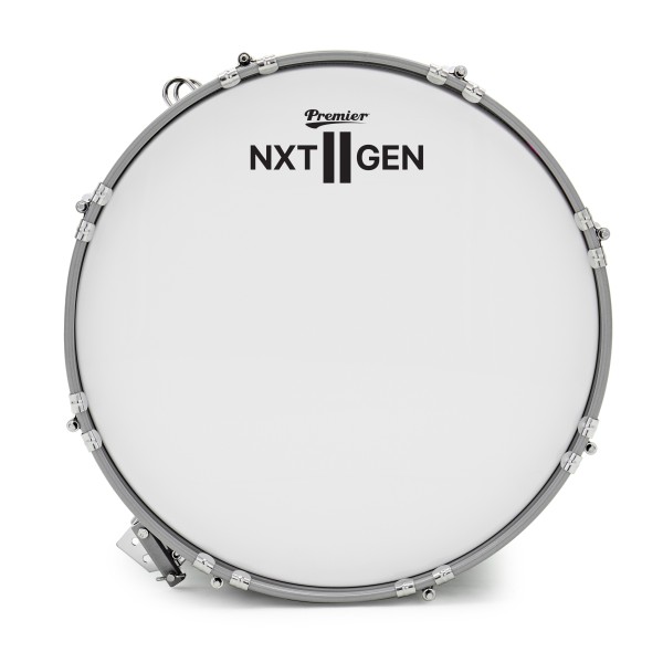 Premier NXT GEN Marching 16" x 14" Drum Corps Bass Drum, Black