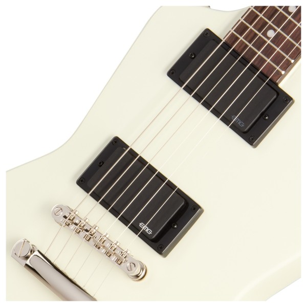 Epiphone Explorer 80s Inspired by Gibson, Classic White - PICKUPS