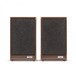 Ruark Audio Sabre-R Bookshelf Speakers (Pair), Fused Walnut - front grilles on